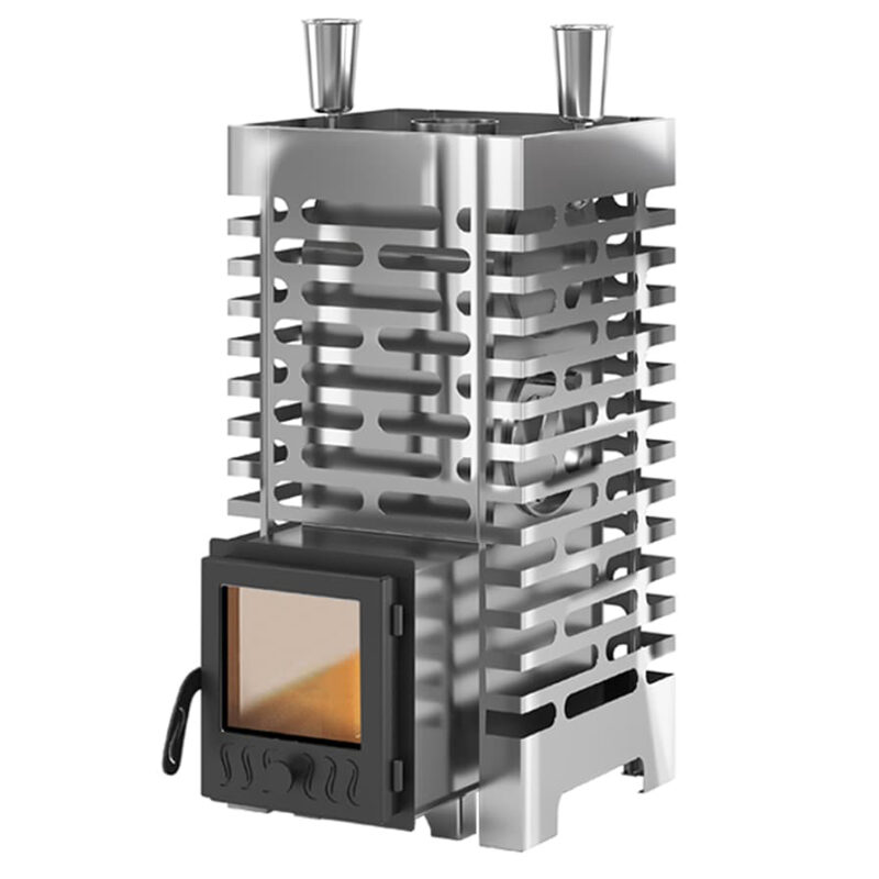 Печь банная ASTON 20 INOX стекло